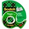Scotch Magic Invisible Tape with Dispenser, 1/2 x 12.5 yds. (104)