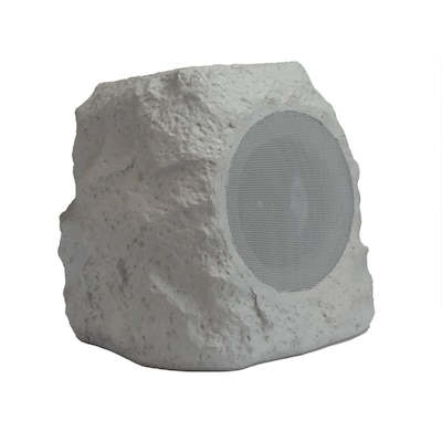 Emerson Bluetooth Outdoor Rock Speaker with Solar Charging, Waterproof, Light Gray (ERS-1002)