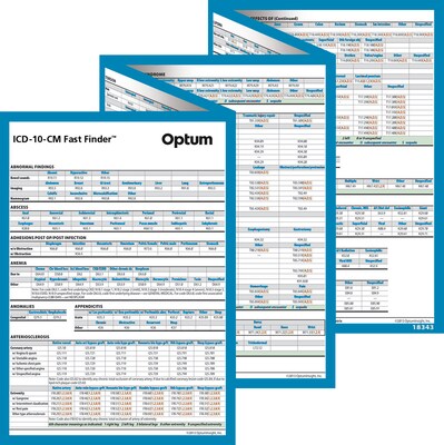 2024 ICD-10-CM Fast Finder Post-Acute Care (SNF/IRF/HH/H) (19057)