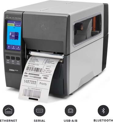Zebra ZT231 Label Printer Thermal Printer, Gray (ZT23142-D01000FZ)