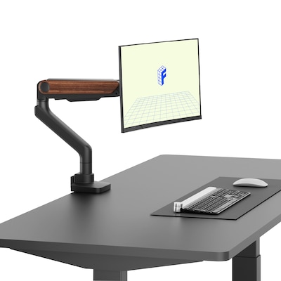 FlexiSpot MA9 Premium Single Monitor Mount, Up to 49 Monitor, Black (MA9-S-DP-US)