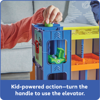 hand2mind Numberblocks Counting Car Garage, Multicolored (H2M-96927)