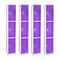 AdirOffice 72 3-Tier Purple Storage Locker, 4/Pack (629-203-PUR-4PK)