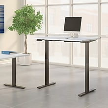 Bush Business Furniture Move 60 Series 48W Electric Height Adjustable Standing Desk, White (M6S4824