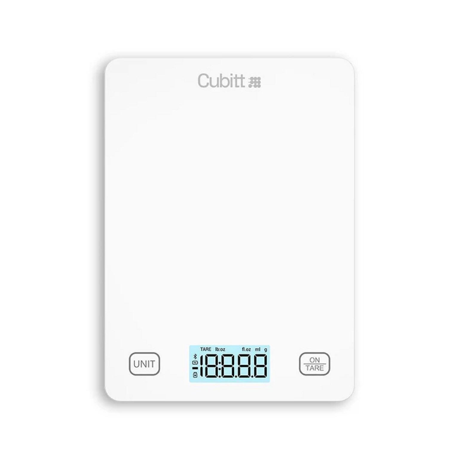 Cubitt Stainless Steel Smart Kitchen Scale, Snow White (CTK-7)