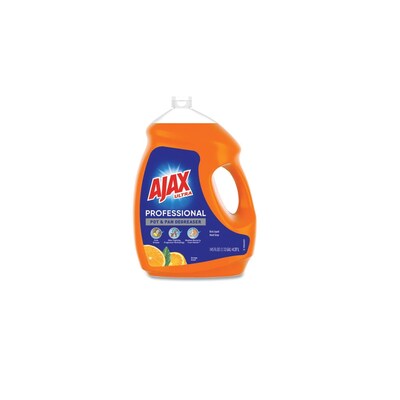 Ajax Ultra Professional Antibacterial Pot & Pan Dish Soap, Orange Scent, 145 fl. oz. (1.13 gal.), 4/