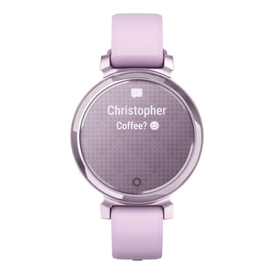 Garmin Lily 2 Smartwatch, GPS, 35.4mm, Lilac Silicone Band (010-02839-01)
