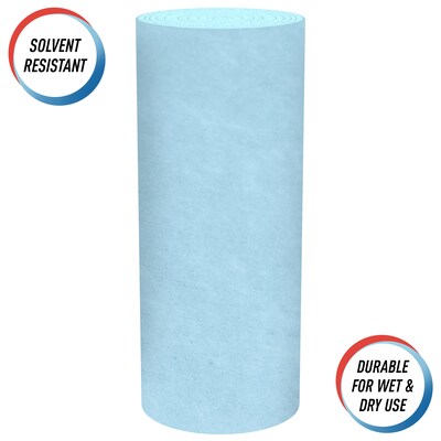 Scott Shop Towels Heavy Duty Nylon Towels, Blue, 55 Sheets/Roll, 12 Rolls/Carton (32992)
