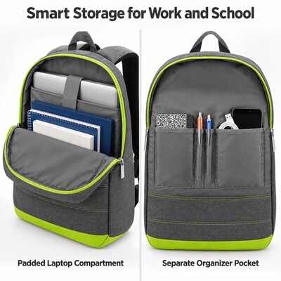 Vangoddy Grove Laptop Backpack, Medium, Apple Green (NBKLEA591)
