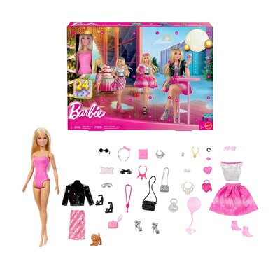 Mattel Barbie Fab Advent Calendar, Multicolored (JFL63)
