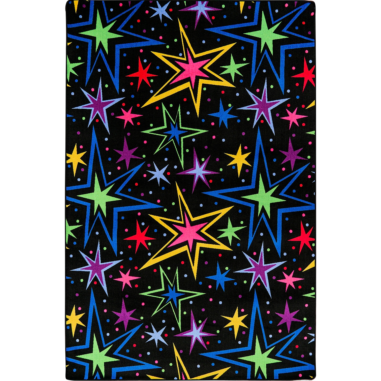 Joy Carpets Kapow Nylon 12 x 6 Machine Tufted Rug, Fluorescent (449R)