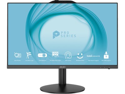 MSI PRO AP242 12M-055US All-in-One Desktop Computer, Intel Core i5-12400, 8GB Memory, 250GB SSD (PRAP24212M055)