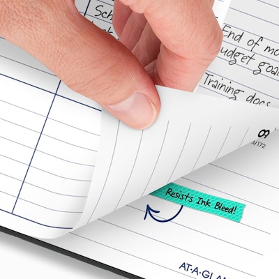 2026-2027 AT-A-GLANCE DayMinder 8.5" x 11" Academic Weekly & Monthly Planner, Plastic Cover, Charcoal (AYC545-45-27)