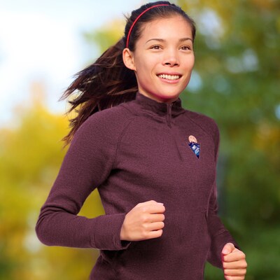 POD ADLT 1/4ZIP FLEECE PLLOVER FC