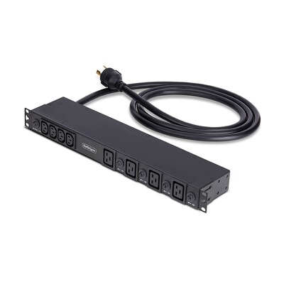 StarTech Rack PDU 240V Rack Power Distribution Unit, 20-Outlet, 1U Rack-Mount (2030B8H-RACK-PDU-IC)