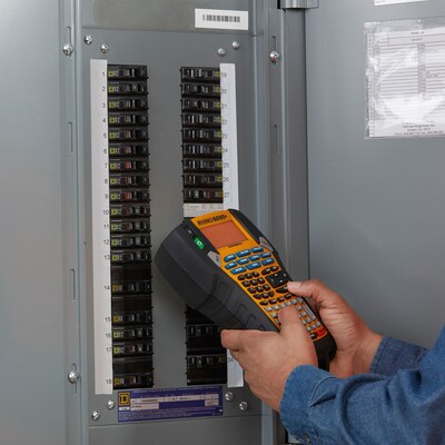 Dymo Rhino 6000+ Portable Non-Thermal Label Maker, Black & Yellow (2122499)