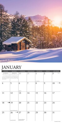 2026 Willow Creek CabinLife 12" x 12" Monthly Wall Calendar (50460)