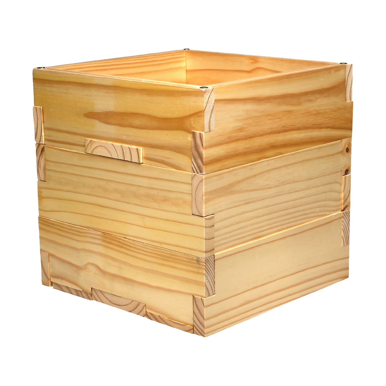 Excello Global Products Extra-Large Planter with Pole Support, Natural Wood (EGP-HD-0478-OS)