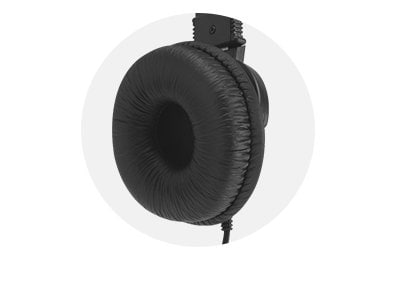 Kensington Classic EQ Noise Canceling Headset, USB-C, Black (K97464WW)