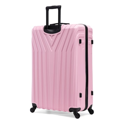 InUSA Vasty 33.86" Hardside Suitcase, 4-Wheeled Spinner, TSA Checkpoint Friendly, Red (IUVAS00XL-RED)