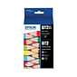Epson T812XL/T812 Black High Yield and Cyan/Magenta/Yellow Standard Yield Ink Cartridges, 4/Pack (T8