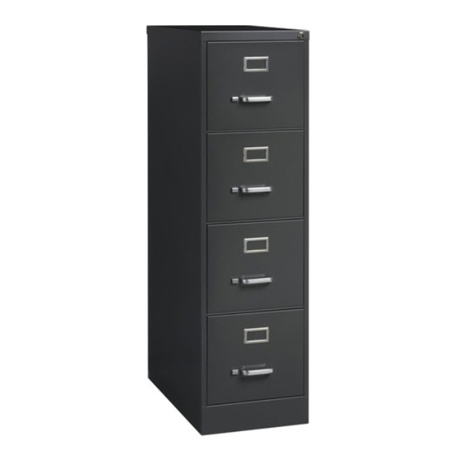 Lorell 4-Drawer Vertical File Cabinet, Charcoal, Letter (66912)