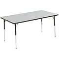 Virco® Activity Table; Rectangular; 24x48”; Grey Top