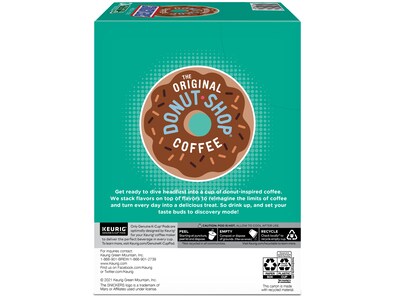 The Original Donut Shop Snickers Coffee Keurig® K-Cup® Pods, Light Roast, 96/Carton (5000367239CT)