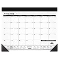 2024 AT-A-GLANCE 21.75 x 17 Monthly Desk Pad Calendar, White/Black (SK22-00-24)