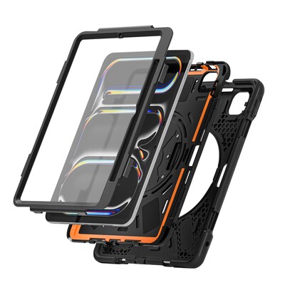 SaharaCase Raider-X Series Heavy Duty Case for iPad Pro 11" (M4 2024/M5 2025), Scorpion Black (TB00400)