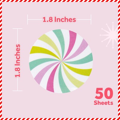 Post-it Candy Sticky Note, 1.8 x 1.8, Jingle Notes Collection, 50 Sheet/Pad (HOL25-JN-CY)