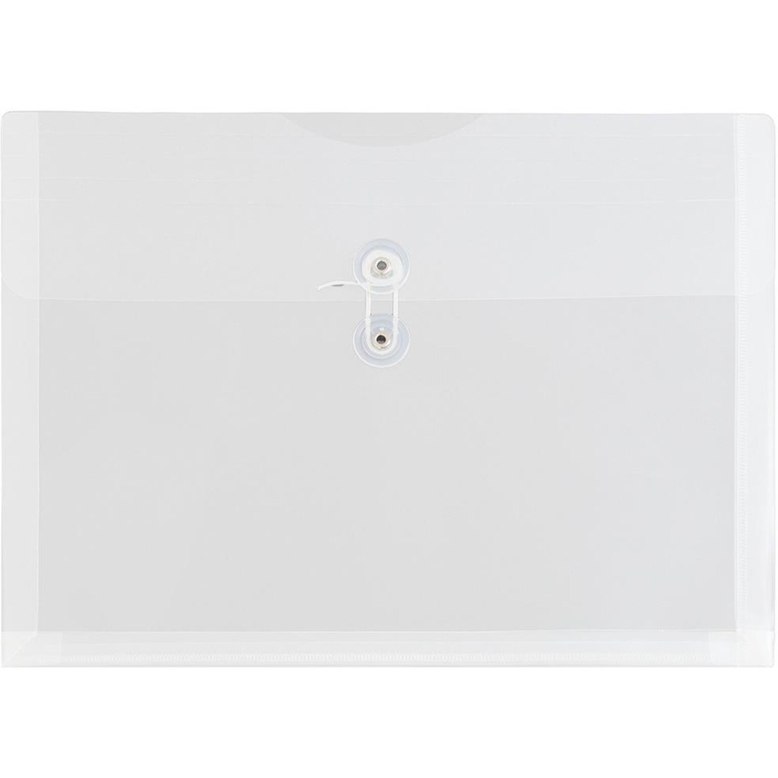 JAM Paper Premium Plastic Document File, Letter, Clear, 3/Pack (218B1CLX3)