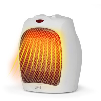 Black & Decker 1500-Watt Portable Ceramic Electric Heater, White (BHDC500W46)