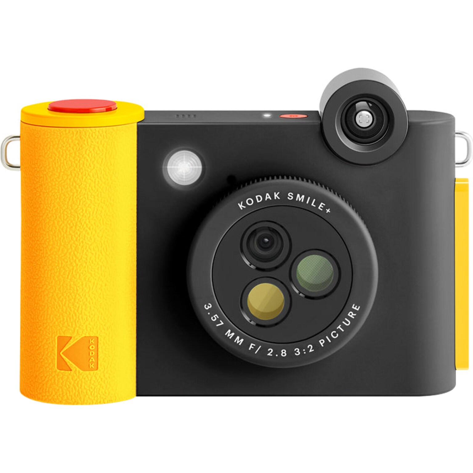 Kodak Smile+ 5 Megapixels Digital Instant Print Camera, Black/Yellow (RODSMPCAMBK)