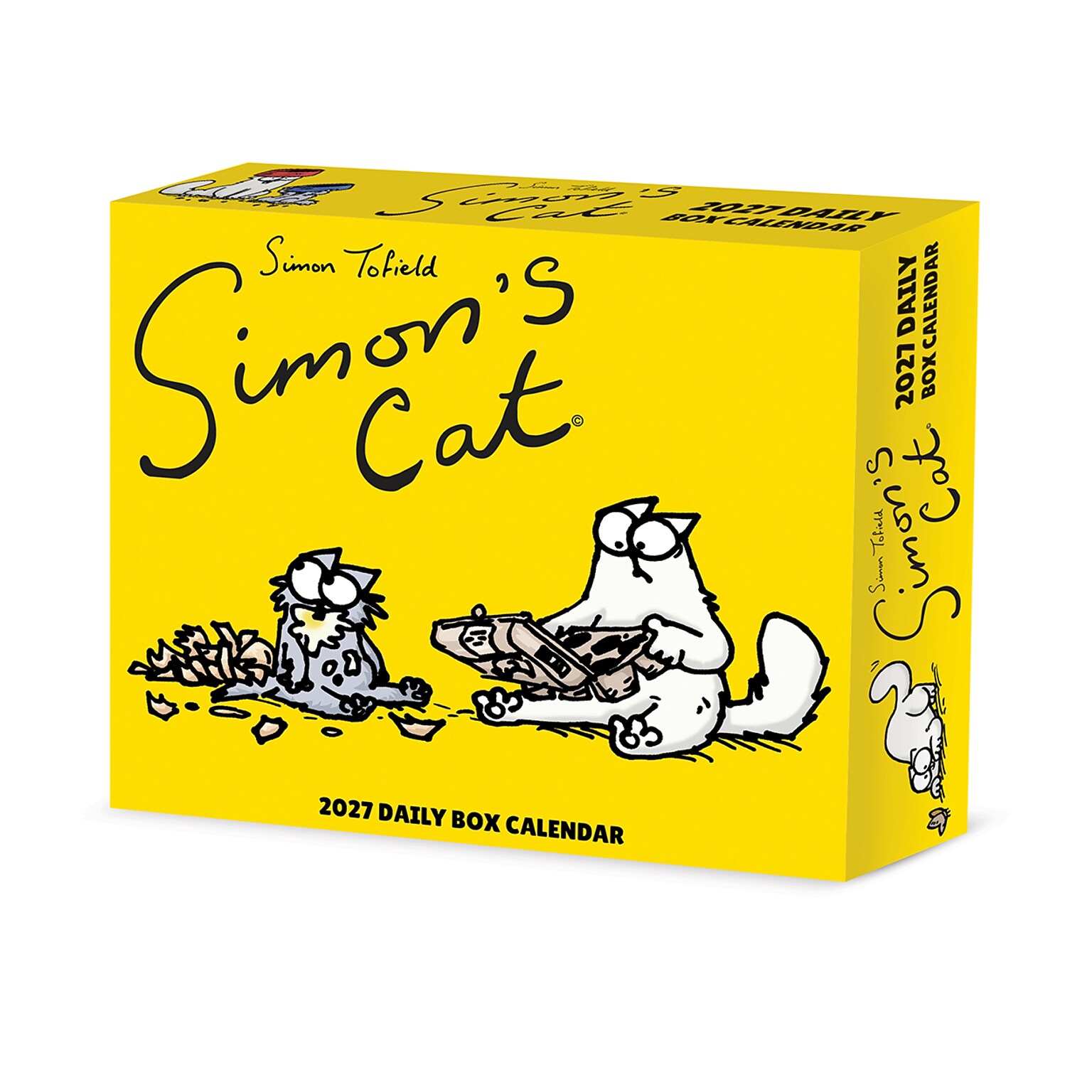 2027 Willow Creek Simons Cat 5.4 x 6.2 Day-to-Day Calendar (63729)