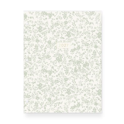 2027 Blue Sky 8.5 x 11 Monthly Planner, Green/White (164264)
