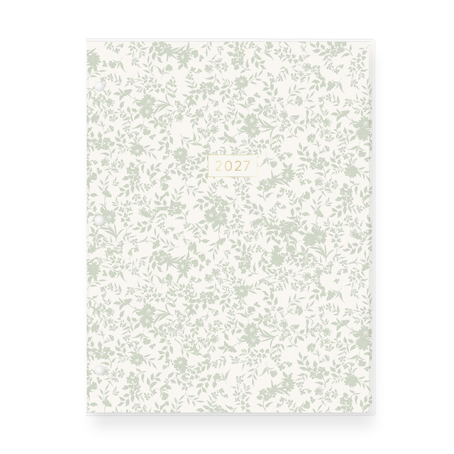 2027 Blue Sky 8.5 x 11 Monthly Planner, Green/White (164264)