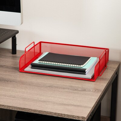 Mind Reader Metal Side Loading Stackable Letter Tray, Multi Colored (DSTACK4-ASST)