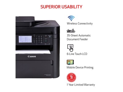 Canon imageCLASS MF275dw Wireless Black & White All-in-One Laser Printer (5621C004)