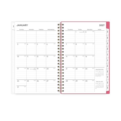 2027 Blue Sky Amalia 5" x 8" Calendar Year Weekly & Monthly Planner, Plastic Cover (148768-27)