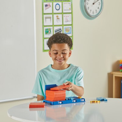 hand2mind Place Value Frame with Base Ten Blocks (96993)