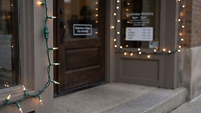 Excello Global Products Indoor/Outdoor LED Holiday String Lights, White Bulb/Green Wire, 2 Strands of 25' (EGP-HL-GW-WL)