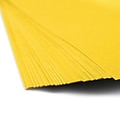 JAM Paper 30% Recycled Smooth Colored Paper, 24 lbs., 8.5 x 11, Yellow, 50 Sheets/Pack (103945A)