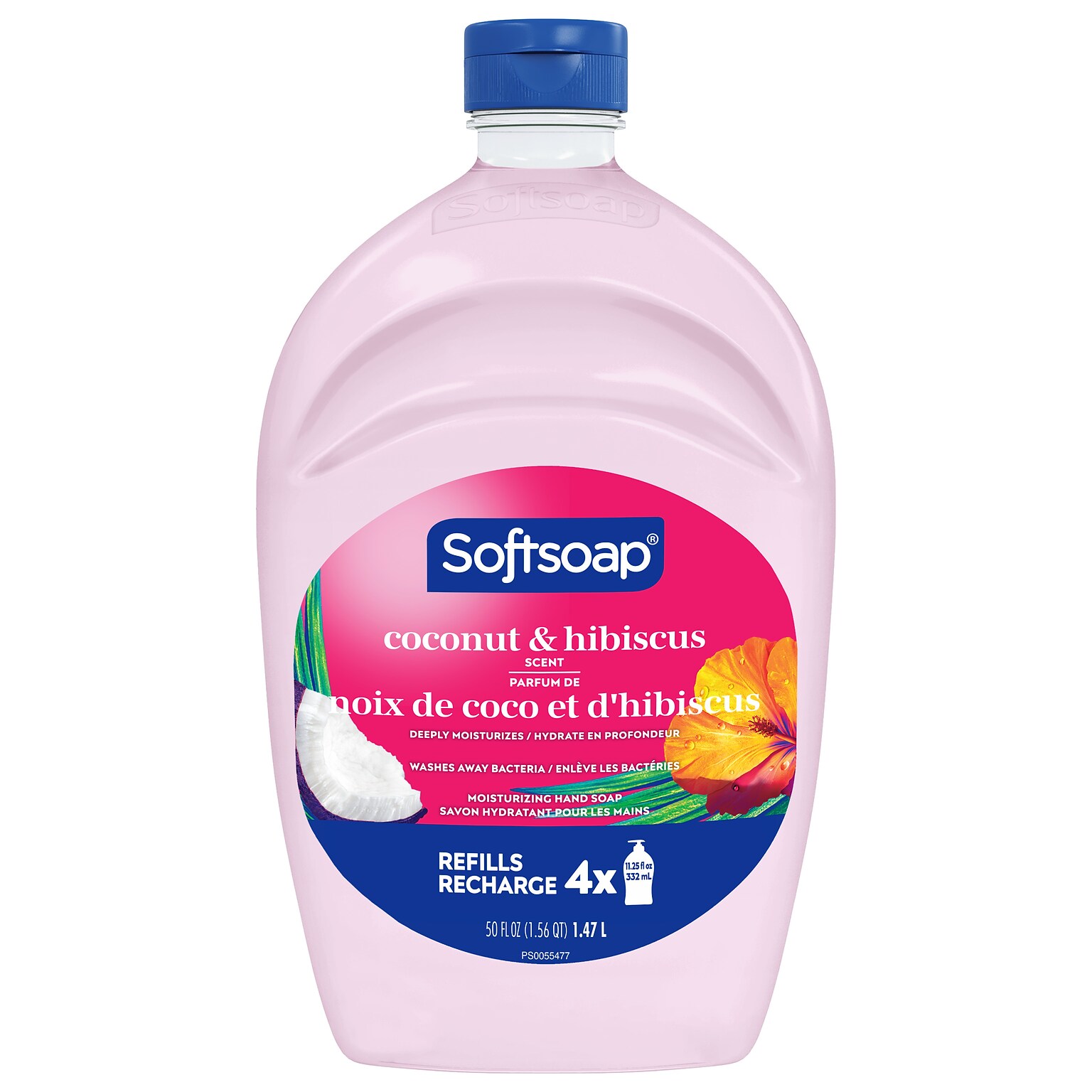 Softsoap Liquid Hand Soap Refill, Coconut & Hibiscus Scent, 50 Fl. Oz. (US07162A)