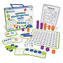 Learning Resources Skill Builders! Kindergarten Math, Multicolor (LER1248)