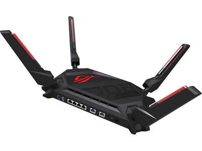 Asus ROG Rapture AX5952 Dual Band MU-MIMO WiFi 6 Gaming Router, Black/Red (GTAX6000)