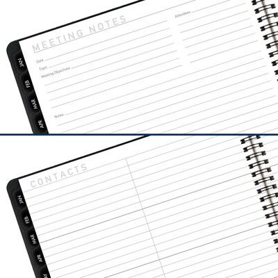 2026 AT-A-GLANCE Contemporary 9" x 11" Monthly Planner, Faux Leather Cover, Black (70-260X-05-26)