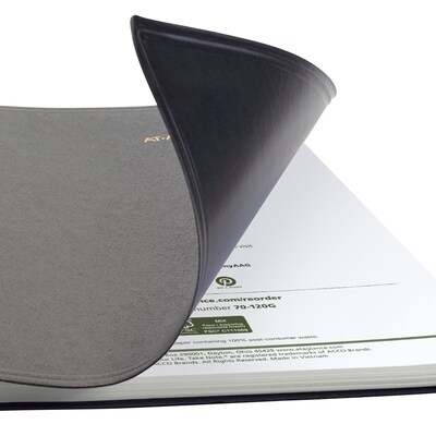 2026 AT-A-GLANCE Recycled 7" x 8.75" Monthly Planner, Faux Leather Cover, Black (70-120G-05-26)