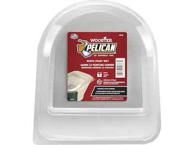 Wooster Brush Pelican Pail Lid, Clear, Dozen (0086590000)