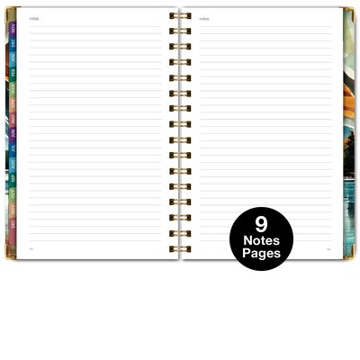2026 Global Printed Products 5.5" x 8" Weekly & Monthly Planner, Paperboard Cover, Lake View (FSHN-CY26-58-82)
